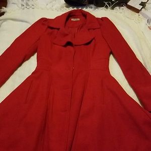 Red Peacoat